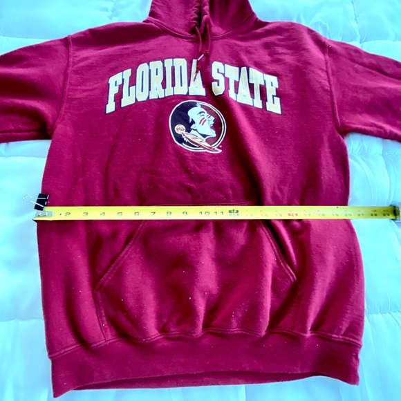 Florida State FSU Hooded Sweatshirt in Garnet - Picture 7 of 8
